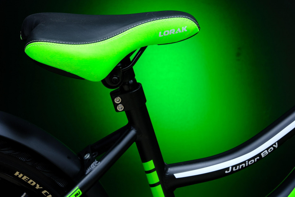 Lorak Junior 18 Boy Матовый Чёрный/Зелёный