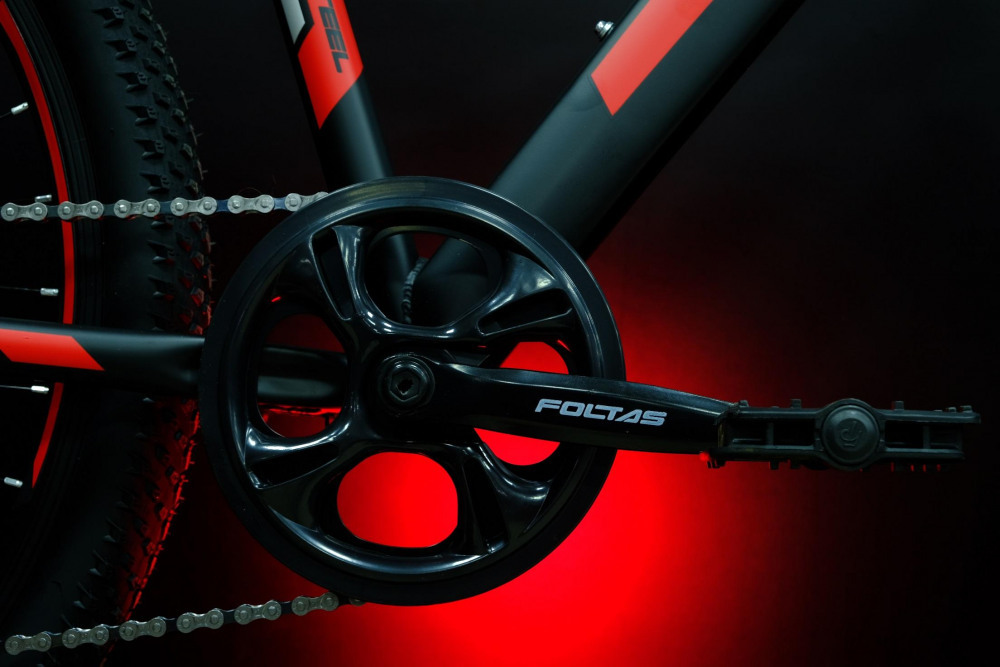 FOLTAS 26 Steel - 15р Чёрный/Красный