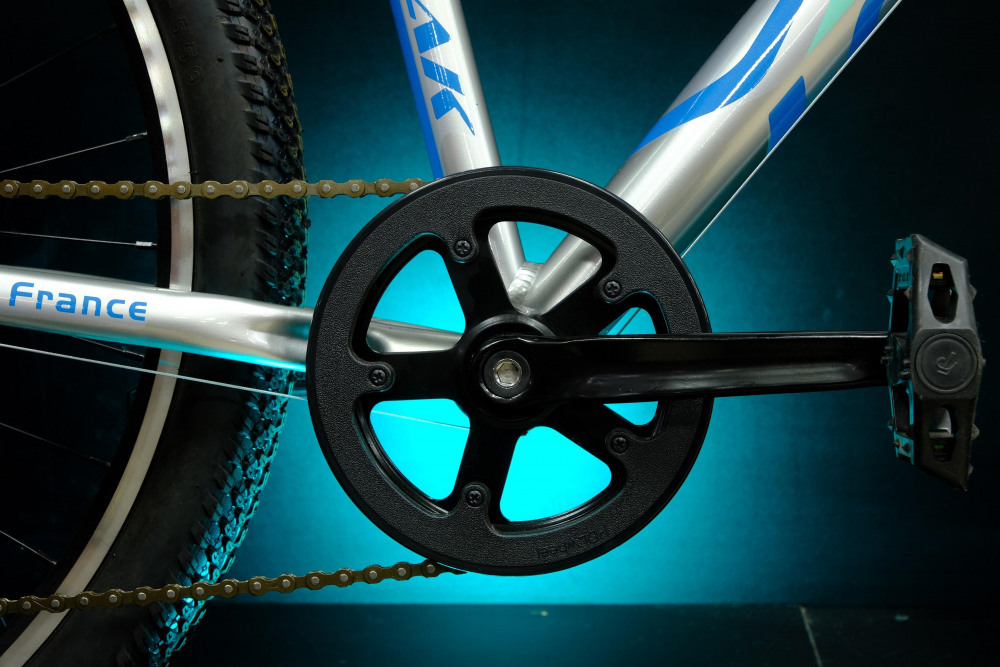 Lorak Glory 4 Серебристый/Бирюзовый рама 17 (на рост 155-173)